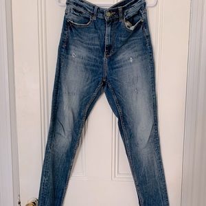 High rise - skinny jeans